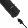 Bezprzewodowa, akumulatorowa maszynka do włosów MANTA HT-01BK — USB-C, wodoodporna IPX7, 90 min pracy, 6 + 4 magnetyczne nasadki