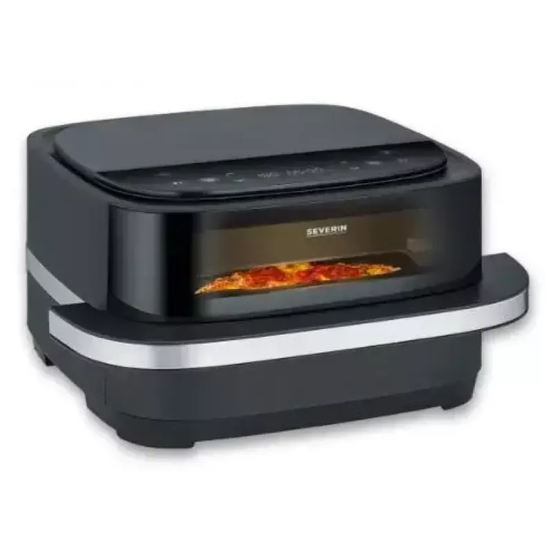 Maszynka do pizzy Severin FR 2464 2200 W czarno-srebrna 1 pizza