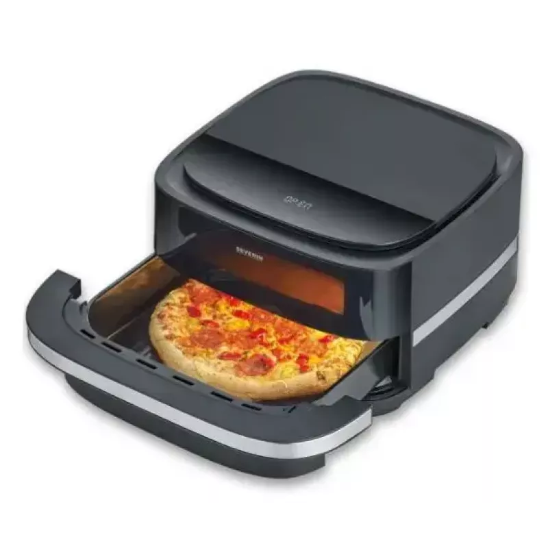 Maszynka do pizzy Severin FR 2464 2200 W czarno-srebrna 1 pizza