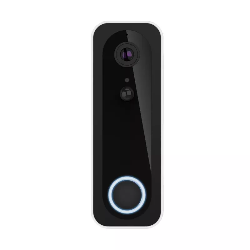 Wideodomofon TRUST DOORCAM-3000, 3 MP, Wi‑Fi 2,4 GHz, MicroSD do 256 GB, Bateria/USB, Czarny/Biały