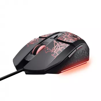 Trust GXT 113 Felox mysz Do gier Praworęczny USB Typu-A Optyczny 6400 DPI