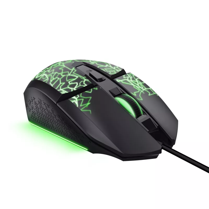 Trust GXT 113 Felox mysz Do gier Praworęczny USB Typu-A Optyczny 6400 DPI