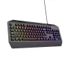 Trust GXT 836 EVOCX klawiatura Gaming USB Niemiecki Czarny
