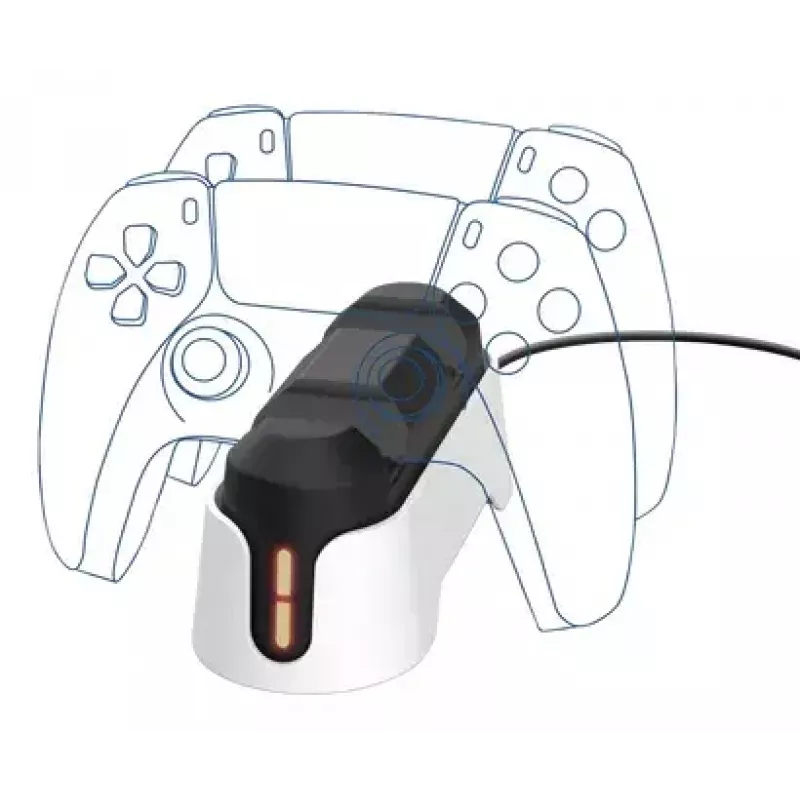 Stacja ładująca Trust GXT 228 Dual do PlayStation 5 Czarno-Biała