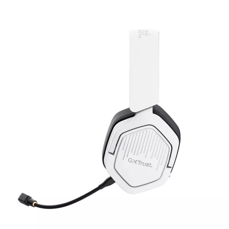 Trust GXT 493W Carus Headset Wired & Wireless Head-band, Helmet Gaming USB Type-C / USB Type-A Bluetooth biały