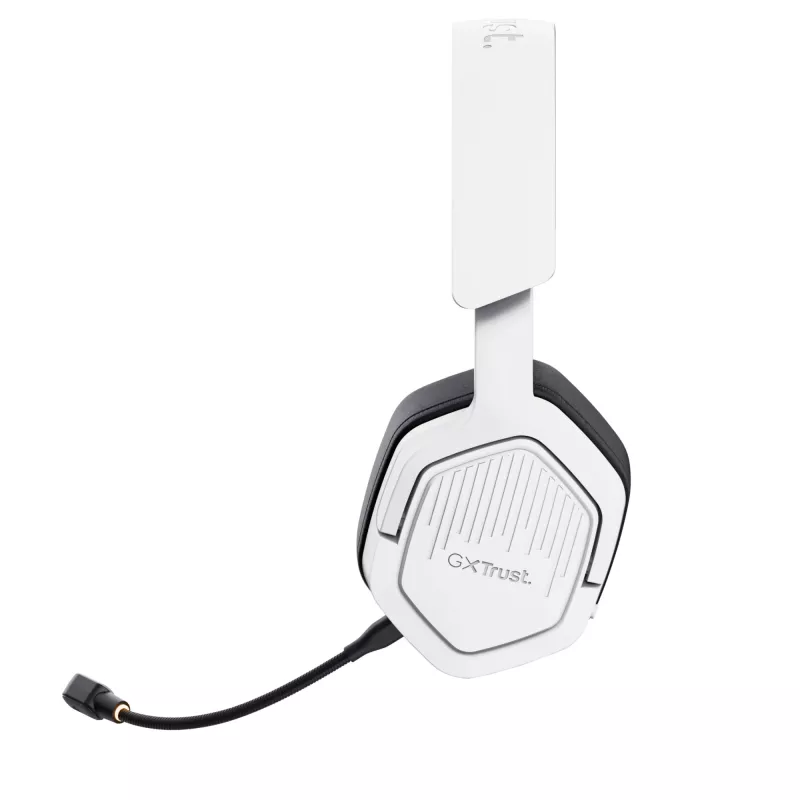 Trust GXT 493W Carus Headset Wired & Wireless Head-band, Helmet Gaming USB Type-C / USB Type-A Bluetooth biały