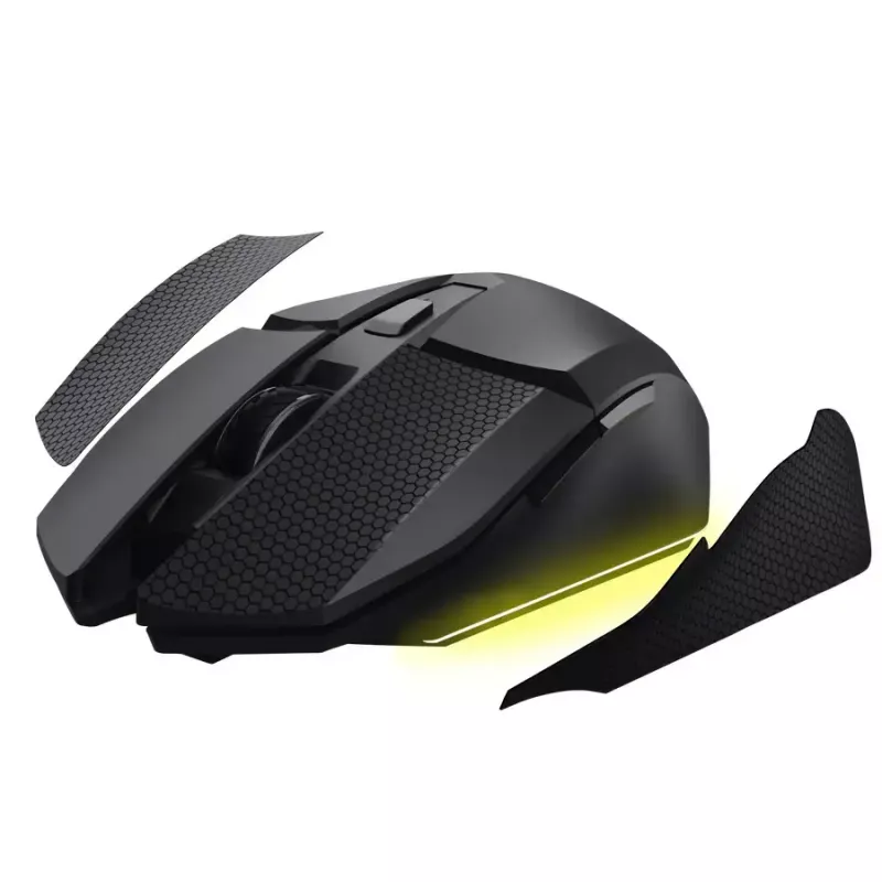 Mysz gamingowa TRUST GXT 122 Felox+ — dla praworęcznych, optyczna, RF Wireless + Bluetooth, 10000 DPI, 7 przycisków, wielokolorowe podświetlenie, czarna