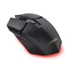 Mysz gamingowa TRUST GXT 122 Felox+ — dla praworęcznych, optyczna, RF Wireless + Bluetooth, 10000 DPI, 7 przycisków, wielokolorowe podświetlenie, czarna