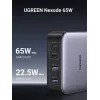 Ugreen Nexode 65 W stacjonarna szybka ładowarka, 2x USB-A + 2x USB-C (90747)