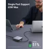 Ugreen Nexode 65 W stacjonarna szybka ładowarka, 2x USB-A + 2x USB-C (90747)