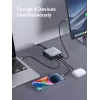 Ugreen Nexode 65 W stacjonarna szybka ładowarka, 2x USB-A + 2x USB-C (90747)