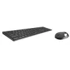 Rapoo 9850M klawiatura z myszą w zestawie domowa RF Wireless Bluetooth QWERTZ niemiecka szary