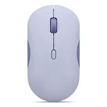 Bezprzewodowa mysz Bluetooth do biura Lenovo 350 — symetryczna, optyczna 2400 DPI, 6 przycisków, niebieska