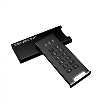 iStorage diskAshur M² SSD 500 GB | Bezpieczny przenośny dysk SSD | Zgodny z FIPS 140-3 poziom 3 | Common Criteria EAL 5+ | Niezależny od systemu operacyjnego i platformy | Zgodny z RODO, TAA | Ochrona przed atakami brute force | Odporny na kurz/wodę