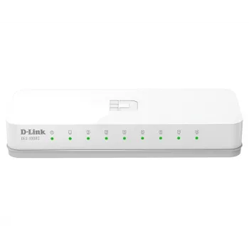 D-Link 0 Niezarządzalny Fast Ethernet (10/100) Pulpit Biały