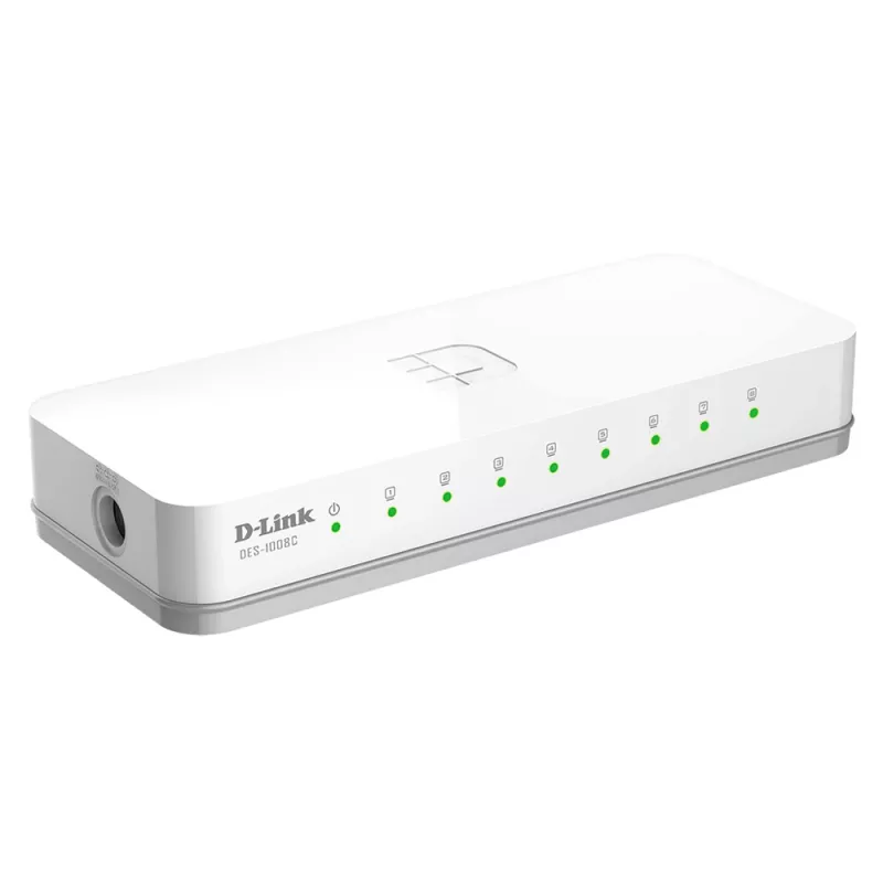 D-Link 0 Niezarządzalny Fast Ethernet (10/100) Pulpit Biały