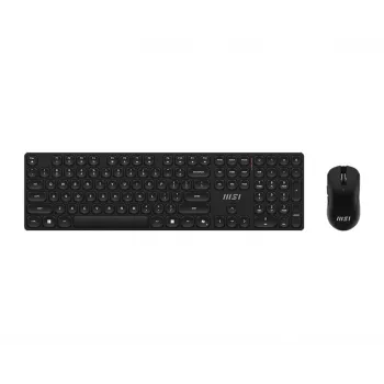 MSI FORGE K210 WIRELESS COMBO klawiatura Mysz w zestawie Dom/Biuro USB Czarny