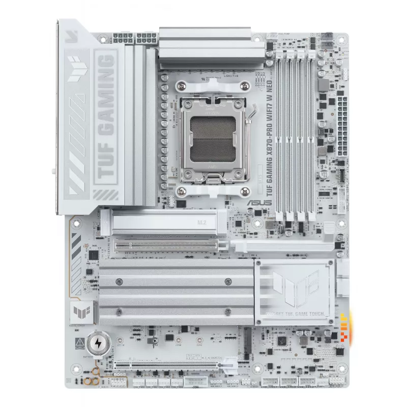 Płyta główna ASUS TUF GAMING X870-PRO WIFI7 W NEO, AMD X870, Socket AM5, ATX, DDR5, 4 DIMM, 256 GB, Wi‑Fi 7, 5Gb Ethernet