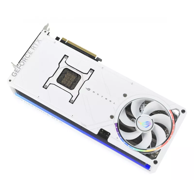 Karta graficzna ASUS ROG Astral GeForce RTX 5090, 32 GB GDDR7, 512-bit, PCIe 5.0, 3 wentylatory, biała