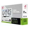 Karta graficzna ASUS ROG Astral GeForce RTX 5090, 32 GB GDDR7, 512-bit, PCIe 5.0, 3 wentylatory, biała