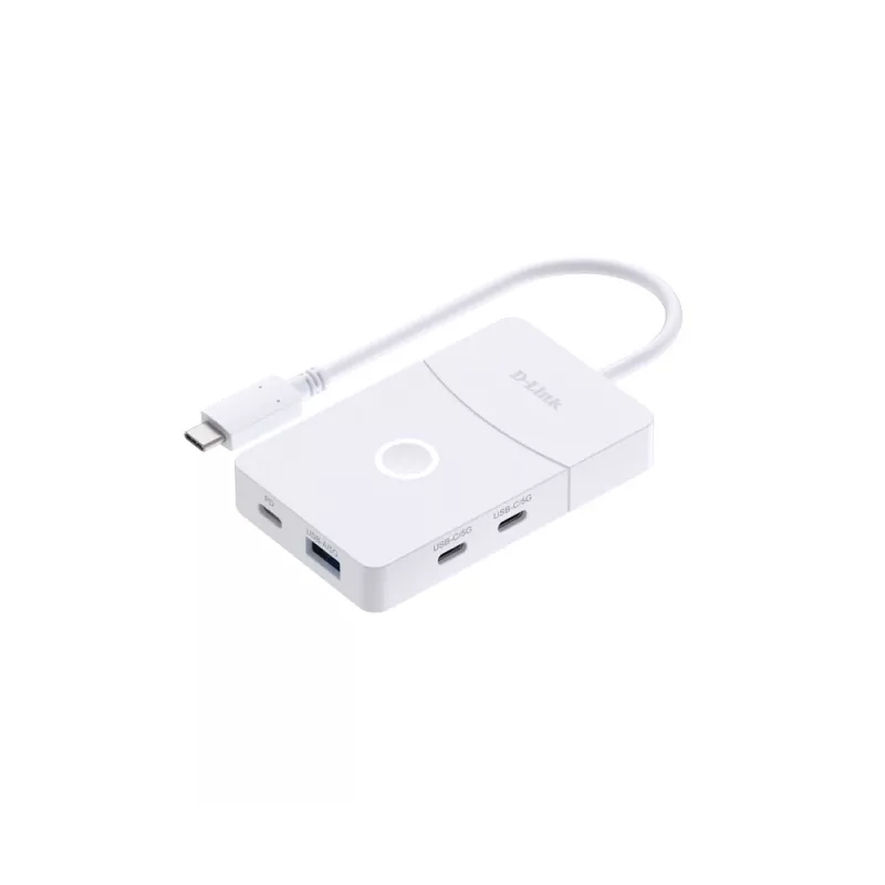 D-Link DUP-501 hub interfejsowy USB 3.2 Gen 1 (3.1 Gen 1) Type-C 5000 Mbit/s biały