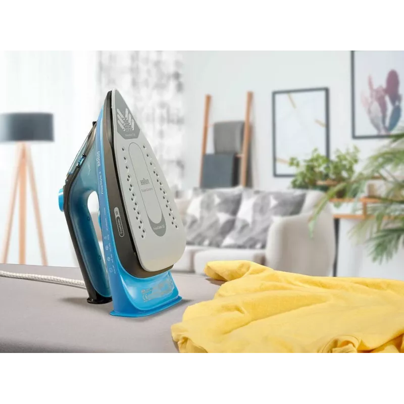 Braun FI3194BK Żelazko parowe Ceramiczna stopa 2400 W Czarny, Niebieski