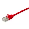 Equip Cat.6A F/FTP cienki Patch kabel, 1m, czerwony
