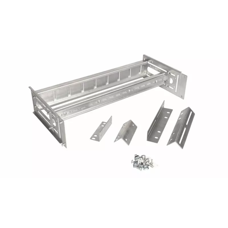 Szyna rackowa 19 cali EQUIP EZR-DIN-4, 4U DIN, szara RAL7035, 485×210 mm
