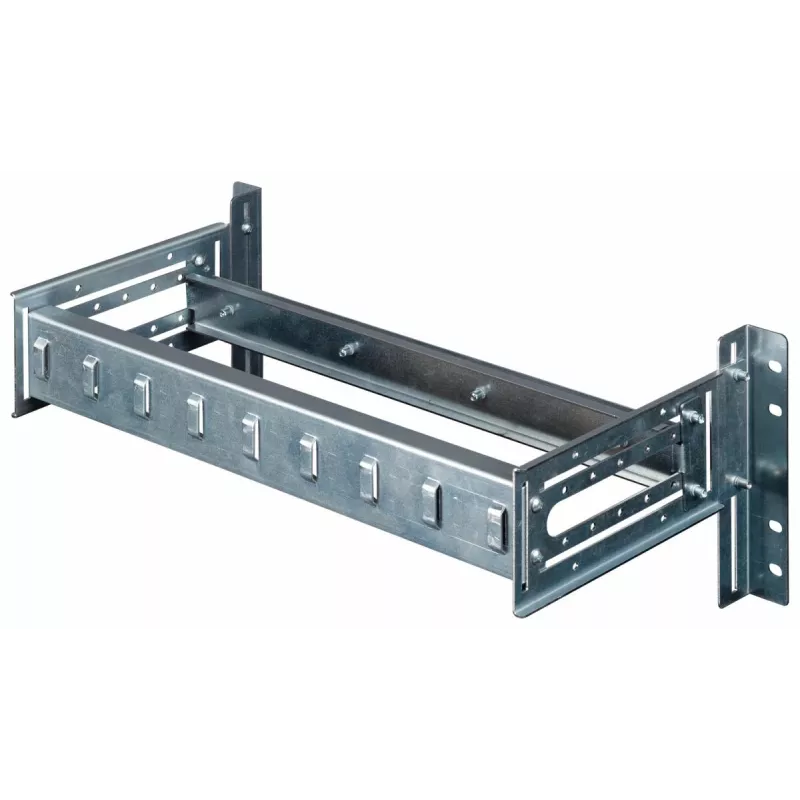Szyna rackowa 19 cali EQUIP EZR-DIN-4, 4U DIN, szara RAL7035, 485×210 mm