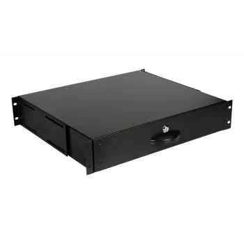 Szuflada Equip Lockable Drawer 19' 2U RAL9005 Czarna