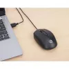 Mysz przewodowa Manhattan Comfort II USB, czarna, 1000 dpi, USB-A, optyczna, symetryczna, przenośna/kompaktowa, trzy przyciski z kółkiem przewijania, trzyletnia gwarancja