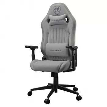 Uniwersalny fotel gamingowy Cougar CGR-EPF-ROA — szary/czarny, maks. waga 120 kg, wymiary 710×670×1250 mm