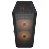 Obudowa PC Midi Tower Cougar Airface FLO ARGB, Czarna — obsługuje 2x180 mm z przodu, 1x120 mm z tyłu, napędy 2,5/3,5 cala, 240×480×509 mm