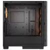 Obudowa PC Midi Tower Cougar Airface FLO ARGB, Czarna — obsługuje 2x180 mm z przodu, 1x120 mm z tyłu, napędy 2,5/3,5 cala, 240×480×509 mm