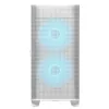COUGAR PC Midi Tower Case Airface FLO ARGB biały — 2x180mm front, 1x120mm rear, supports 2.5 inch/3.5 inch HDD, 240×480×509 mm