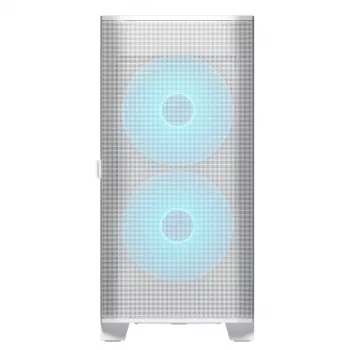 COUGAR PC Midi Tower Case Airface FLO ARGB biały — 2x180mm front, 1x120mm rear, supports 2.5 inch/3.5 inch HDD, 240×480×509 mm