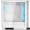 COUGAR PC Midi Tower Case Airface FLO ARGB biały — 2x180mm front, 1x120mm rear, supports 2.5 inch/3.5 inch HDD, 240×480×509 mm