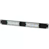 Techly Patch Panel UTP 16 Portów RJ45 Kat.5E I-PP 16-RU-C5ET, IEEE 802.3, IEEE 802.3ab, IEEE 802.3u, 10/100/1000Base-T(X), Fast Ethernet, Gigabit Ethernet, 1000 Mbit/s, RJ-45, Złoto