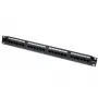 Techly Panel krosowy UTP 24 porty RJ45 Kat.6 I-PP 24-RU-C6T, IEEE 802.3, IEEE 802.3ab, IEEE 802.3u, 10/100/1000Base-T(X), Fast Ethernet, Gigabit Ethernet, 1000 Mbit/s, RJ-45, Gold