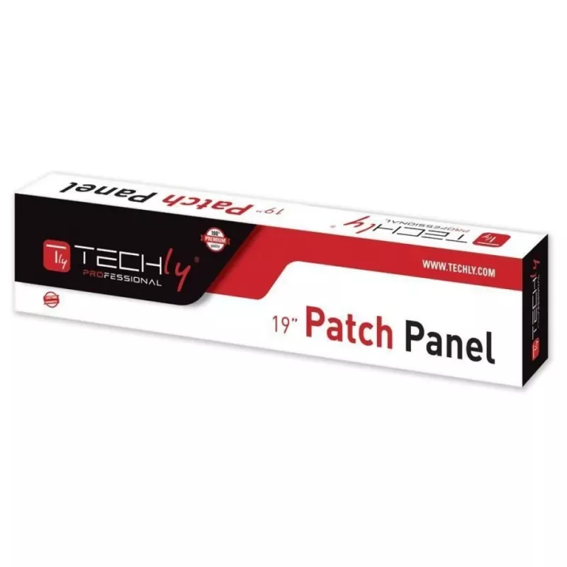 Techly Panel krosowy UTP 24 porty RJ45 Kat.6 I-PP 24-RU-C6T, IEEE 802.3, IEEE 802.3ab, IEEE 802.3u, 10/100/1000Base-T(X), Fast Ethernet, Gigabit Ethernet, 1000 Mbit/s, RJ-45, Gold