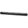 Techly Panel krosowy UTP 24 porty RJ45 Kat.6 I-PP 24-RU-C6T, IEEE 802.3, IEEE 802.3ab, IEEE 802.3u, 10/100/1000Base-T(X), Fast Ethernet, Gigabit Ethernet, 1000 Mbit/s, RJ-45, Gold
