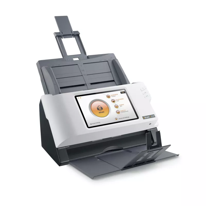Plustek eScan A350 Essential skaner ADF 600 x 600 DPI A4 Czarny, Biały