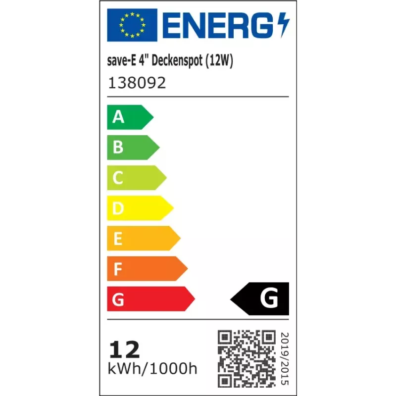 Lampa energooszczędna Ultron 138092 12W 4000K
