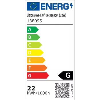 Lampa energooszczędna Ultron 138095 22 W 4000 K