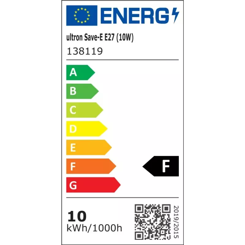 Lampa energooszczędna Ultron 138119 10 W E27 3000 K