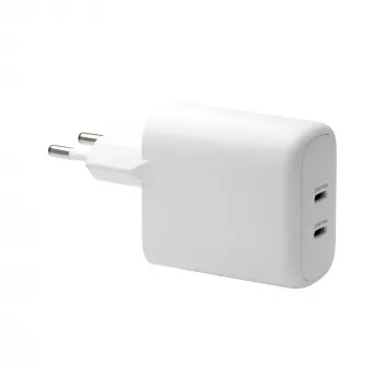 dbramante1928 re-charge Pro - Ładowarka sieciowa EU 2x USB-C 20W - W