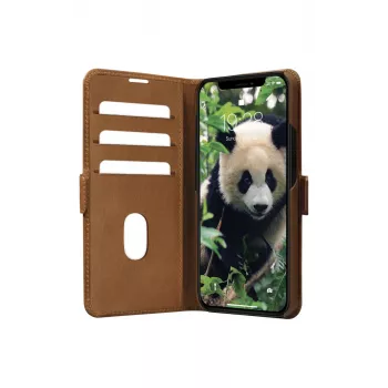 Etui-portfel dbramante1928 iPhone 14 Pro Max Tan 3 kieszenie na karty