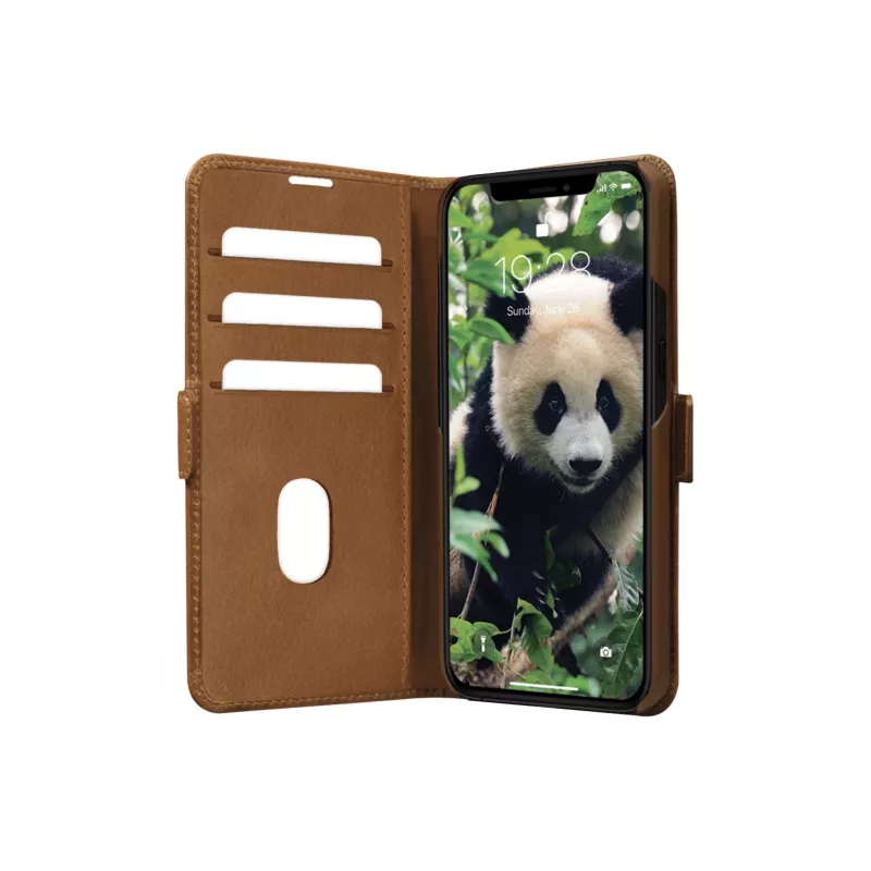Etui-portfel dbramante1928 iPhone 14 Pro Max Tan 3 kieszenie na karty