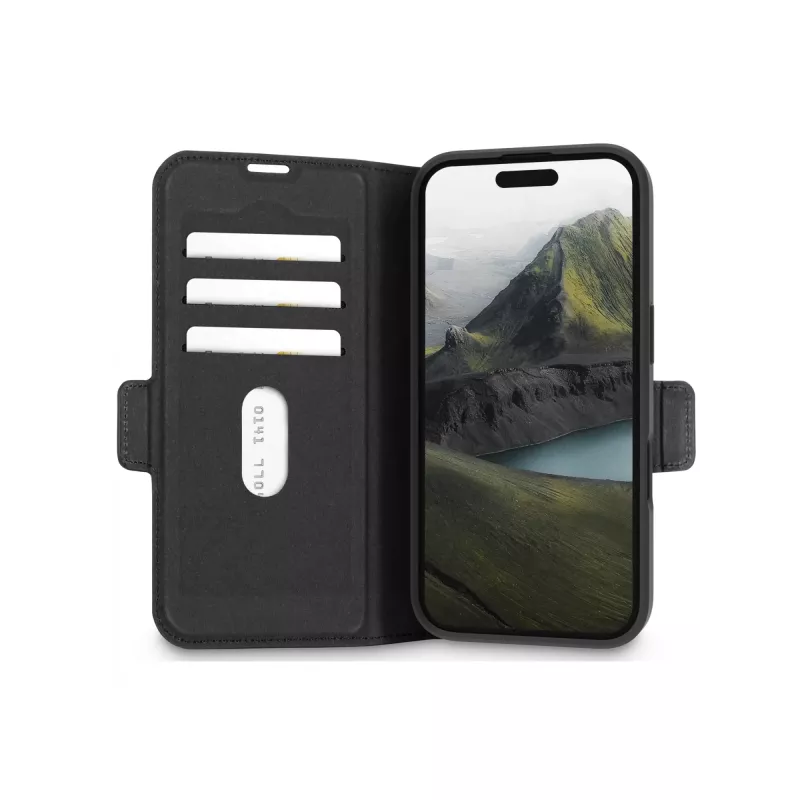 Etui folio dbramante1928 Oslo Pro do Galaxy S24 FE, ekoskóra, 17 cm (6,7 cala), 5 przegródek na karty, podstawka na biurko