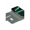 Etui portfelowe dbramante1928 New York dla Apple iPhone 13 Pro, zielone, 3 kieszenie na karty, pasuje do 6,1 cala (15,5 cm)